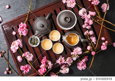 中国茶 　Chinese tea set of beauty and health 64488949