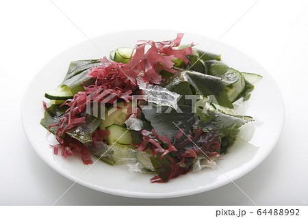 海藻サラダの写真素材