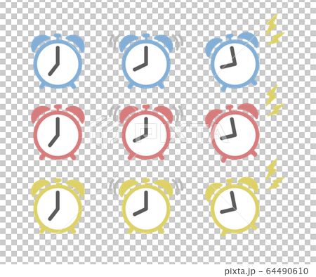 鬧鐘圖標集/鬧鐘/早晨 64490610