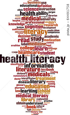 Health literacy word cloud 64491758
