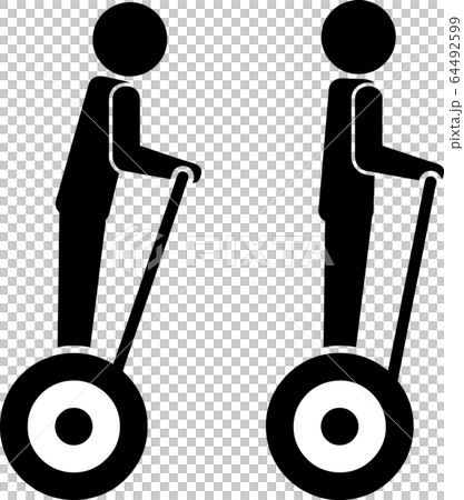 Pictogram Segway Stock Illustration