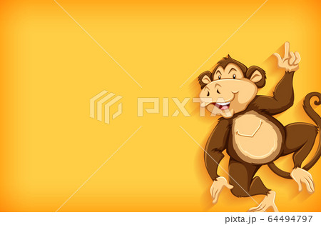 Background Template With Plain Color And Cuteのイラスト素材