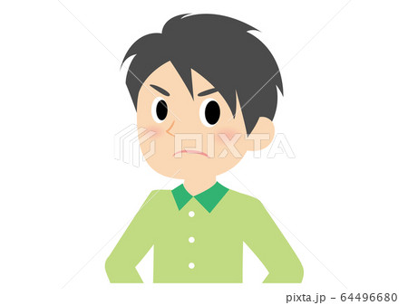 男性の表情 怒る 男性の表情 怒る 64496680