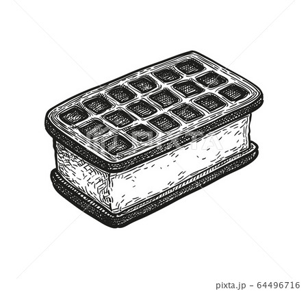 Ice cream sandwich. Ice cream sandwich. 64496716