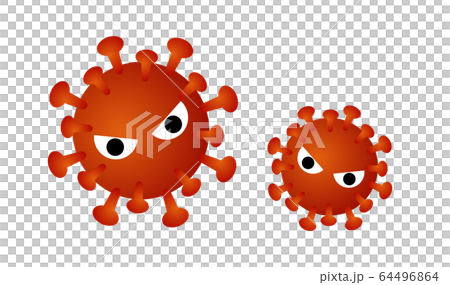 地球とコロナウイルス 地球とコロナウイルス 64496864