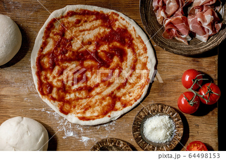 Dough for pizza 64498153