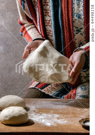 Dough for pizza Dough for pizza 64498158