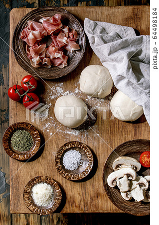 Dough for pizza Dough for pizza 64498184