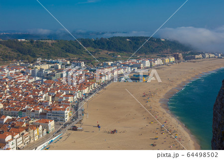 beautiful seaside resort of Nazare in Portugal 64498502