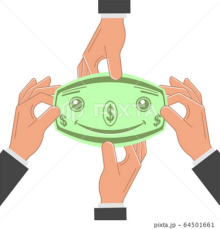 Stretched smiling dollar 64501661