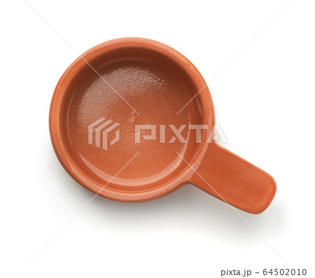 Top view of small ceramic cooking pot Top view of small ceramic cooking pot 64502010