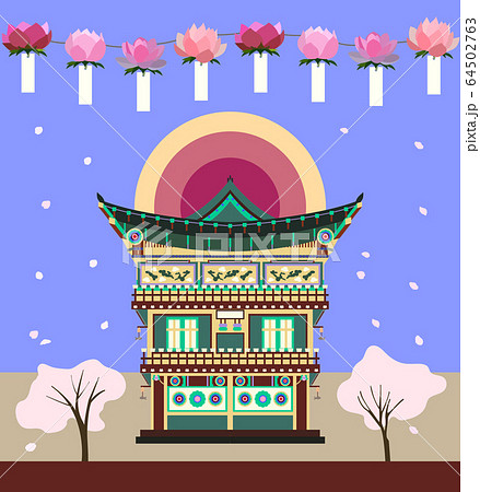 釈迦誕生日 提灯 燃灯会 64502763