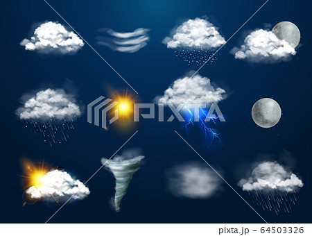 Realistic Weather Set 64503326