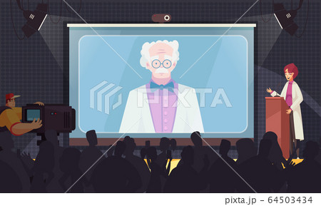 Medical Conference Colored Composition 64503434