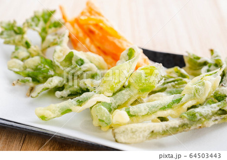 ねぎぼうずの天ぷら 64503443