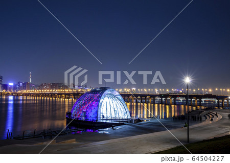 漢江 麻浦大橋 ソウル 64504227