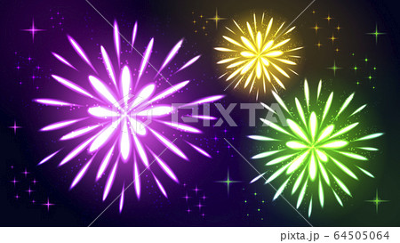 Vector Realistic Background With Colorful 64505064