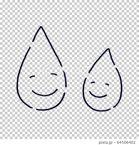 Water hand drawn illustration line drawing 64506402