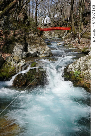 岩泉の清水川遊歩道から見える風景 64507138