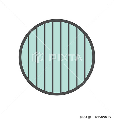 Wood material and sawmill industry vector icon 64509015