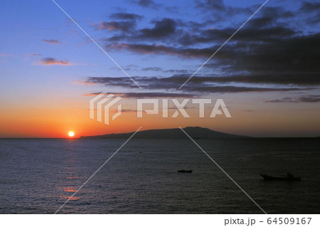 伊豆北川温泉 北川港 日の出 伊豆北川温泉 北川港 日の出 64509167