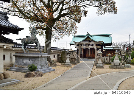 吹揚神社境内の住吉神社　愛媛県今治市 64510649