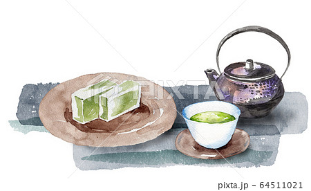日本茶と羊羹 64511021