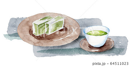 日本茶と羊羹 64511023