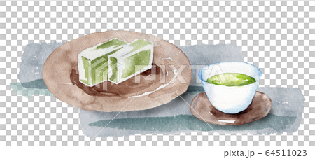 日本茶と羊羹 64511023