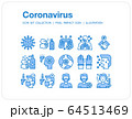 Coronavirus icons set, Pixel perfect icon, Set of icons for web and mobile 64513469
