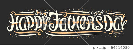 Vector greeting card for Father's Day 64514080