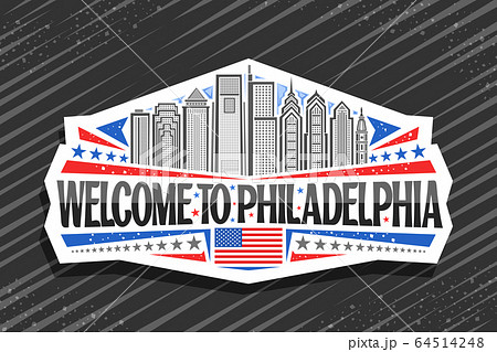 Vector Logo For Philadelphiaのイラスト素材
