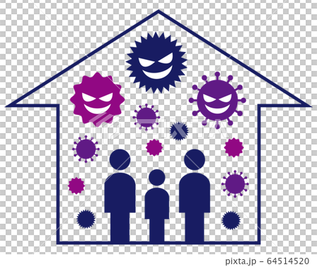 室内空気汚染のイラスト 64514520