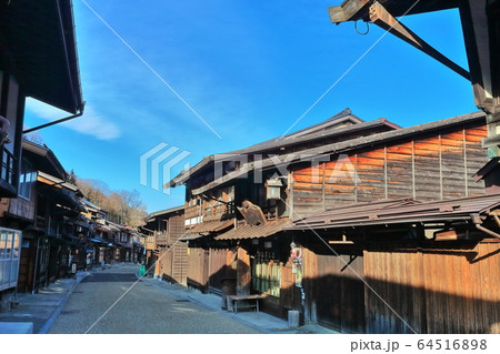 【長野県】奈良井宿　木曽の大橋 64516898