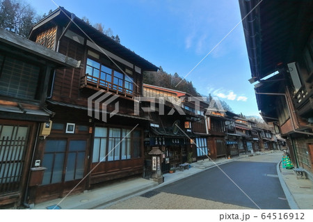 【長野県】奈良井宿　木曽の大橋 64516912