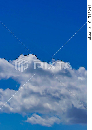 空 雲 イラスト 背景素材 イメージのイラスト素材