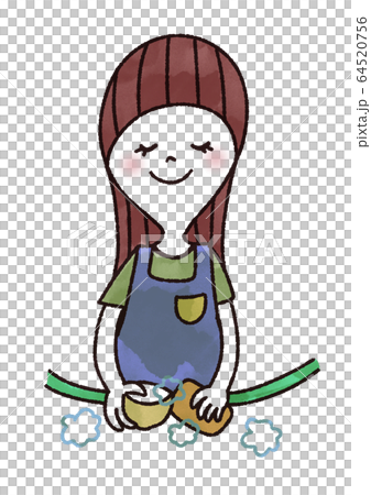 Woman doing housework Woman doing housework 64520756