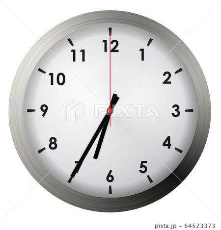 Analog metal wall clock 64523373