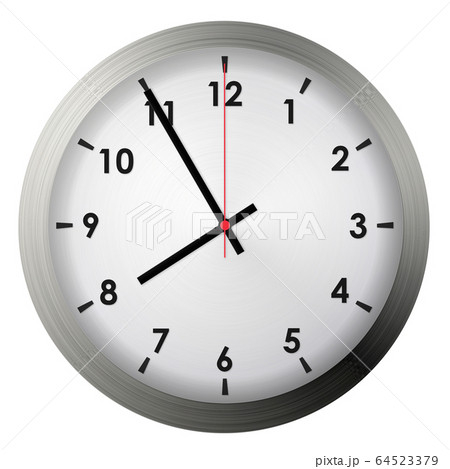 Analog metal wall clock 64523379