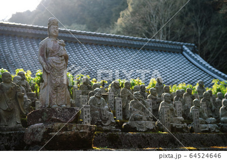 広島　仏通寺　石仏 64524646