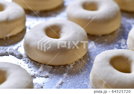 Homemade raw Doughnut dough 64525720