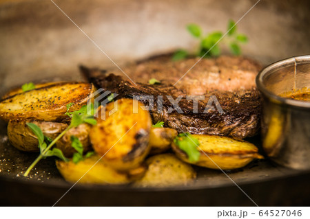 Gourmet food luxury restaurant concept. Food Gourmet food luxury restaurant concept. Food 64527046