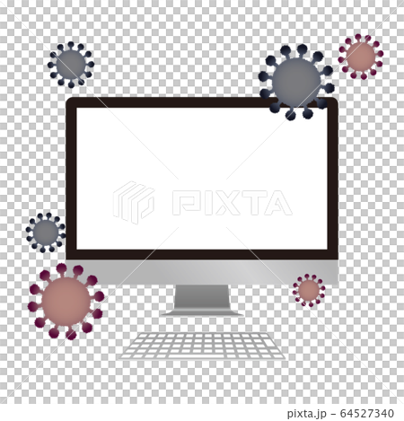 PC infected by virus 64527340