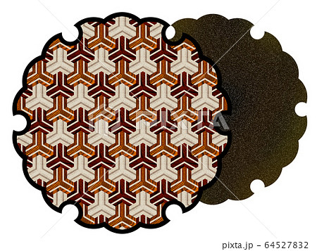 毘沙門亀甲 亀甲 雪輪文様 和文様のイラスト素材 [64527832] - PIXTA