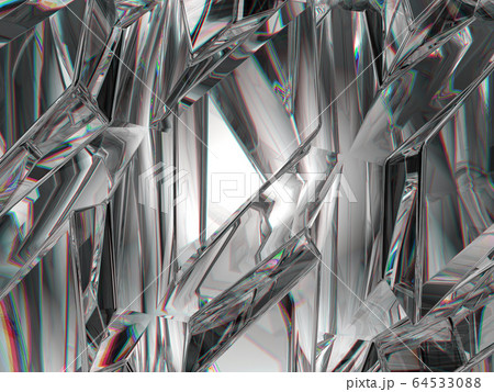 diamond structure extreme closeup and kaleidoscope 64533088