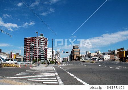 京セラドーム大阪付近の写真素材