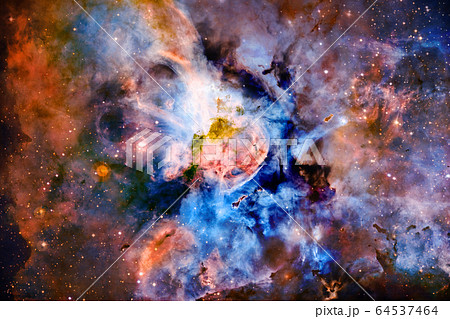 Deep space. Elements of this image furnished by NASA 64537464