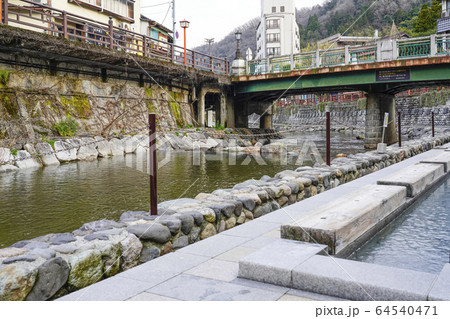 湯村温泉 足湯 湯村温泉 足湯 64540471
