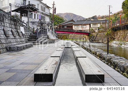 湯村温泉 足湯 湯村温泉 足湯 64540516