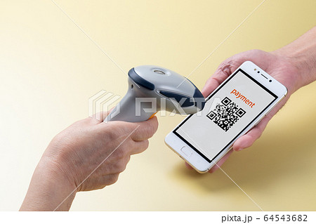 QRコード決済 QRコード決済 64543682